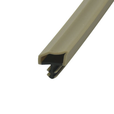 高い弾性の木のドア・シールのストリップ ドアのWeatherstripingsの灰色のカシ色10*6mm
