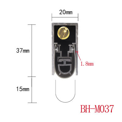 耐久性のある自動ドア底シール 20*37mm アルミの天気帯