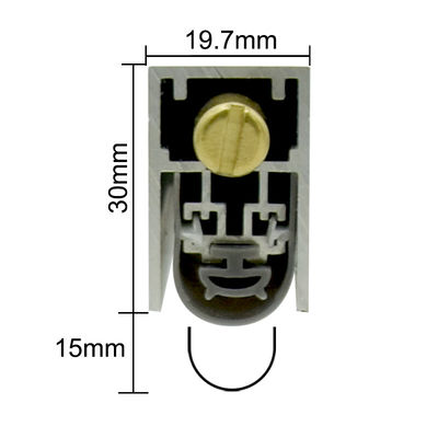 住宅のスムーズな操作のための空気密閉式自動ドア底シール