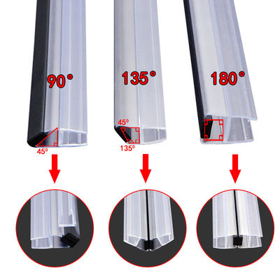 10mm 180°ポリ塩化ビニールの老化する抵抗の磁気シャワーのドアのストリップ