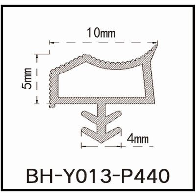 行との10*5mm商業ドアの天候除去を密封する変更されたポリ塩化ビニール