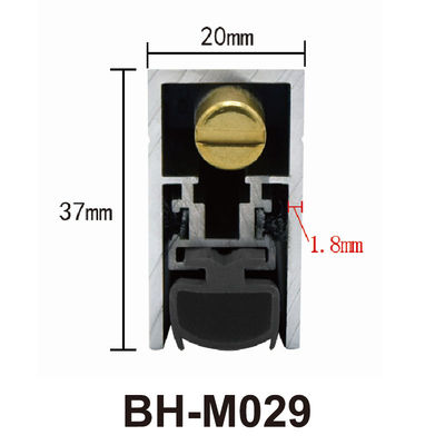 木のドアのためにU字型20*37mm隠されたドアの広がりの最下のシール