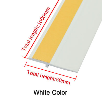 50mm白いポリ塩化ビニールのドアの最下のシールのストリップの風の証拠