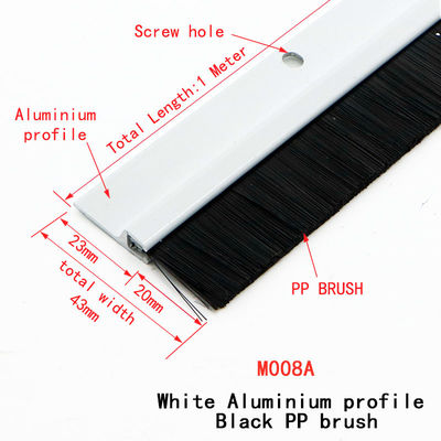 木のドアの最下のブラシの広がりの風の証拠のブロックの昆虫